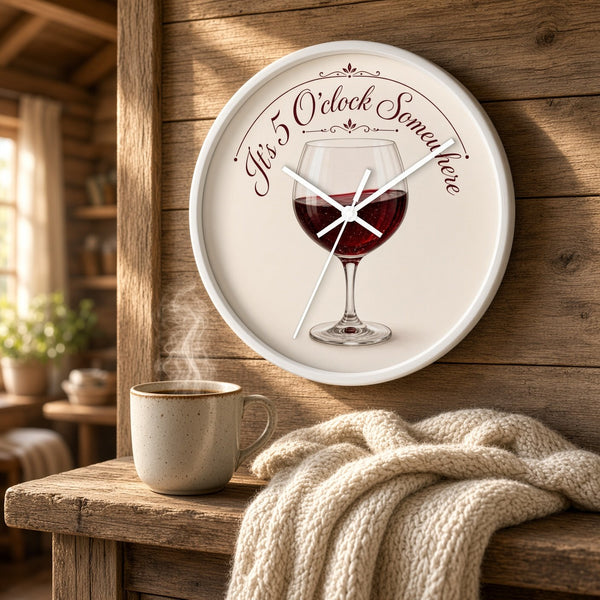 5 Oclock Somewhere Wall Clock, product photo