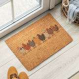 Personalized Chicken Doormat, 24x16, front view