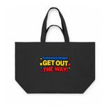 Professional Shopper Bag, Black, front view