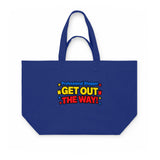 Professional Shopper Bag, Worker Blue, front view