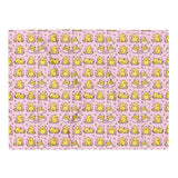 Pink Little Chick Throw Blanket, 30x40, front view